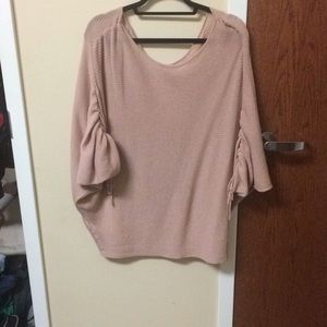 Oversized Pink Zara sweater